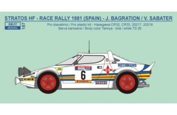 Transkit – Lancia Stratos HF "Rothmans" Race Rally 1981 - Bagration